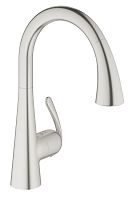 Смеситель для кухни GROHE Zedra с вытяжным душем 2jet, нержавеющая сталь (32294SD1)